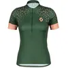 Scott Endurance 20 Korte Mouw Wielertrui Groen S Vrouw