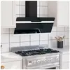 VIDAXL CLOUD Hotte aspirante Cuisine - Hotte murale 90 cm Acier et verre trempé - Noir CHYNEW97433781