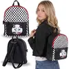 Sac à dos enfant DISNEY Minnie Mouse noir et blanc en similicuir - Poc...