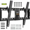 1001 PILES BATTERIES Support Mural TV Inclinable pour téléviseurs de 37-82 Pouces Plasma OLED LCD jusqu'à 60 kg, Fixation Murale TV inclinable