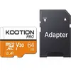1001 PILES BATTERIES Carte SD 64 Go Micro SD Carte Mémoire UHS-I Vitesse jusqu'à 90 mo/s,TF Micro SDXC, T-Flash A1 V30, U3 pour Drone/Dash Cam/Camera