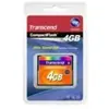 Transcend - carte mémoire flash - 4 Go - CompactFlash