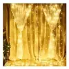 Shining House - Rideau lumineux 3 x 3 m, rideau lumineux intérieur 300...