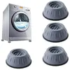 SHINING HOUSE Tapis anti-vibrations, lot de 4 tapis antidérapants en caoutchouc pour pieds de machine à laver, tapis anti-vibrations, pieds de machine à laver,