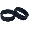 2PCS Roues en Caoutchouc Pneus Remplacement pour iRobot Braava 380T, 3...