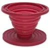 AHLSEN Pliable Versant Compte-gouttes à Café pour Camp, Porte-Filtre à Café en Silicone RéUtilisable, Porte Filtre à Café en Silicone, Support à Café Filtre