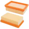 Lot de 2 Filtre Remplacement pour Aspirateur Kärcher WD4 WD5 WD6 MV4 M...