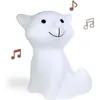 Atelier Pierre Junior Veilleuse et enceinte bluetooth César blanc (46 cm)