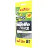 Gillette Blue 3 Sensitive - 5 stuks - Gevoelige Huid - Wegwerp Mesjes Voor Mannen
