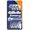 Gillette Sensor3 - Wegwerp Scheermesjes - Comfort Grip - 4 scheermesjes