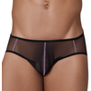 Jockstrap transparent Hunch Noir-Violet noir L