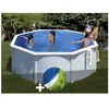 GRE Piscine hors-sol acier Gré Bora Bora ronde 3,20 x 1,22 m - Blanc