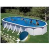Piscine acier blanc Gré Atlantis ovale 10,20 x 5,75 x 1,32 m - Filtre ...