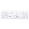 CHERRY Clavier AK-C8100 USB IP68 blanc (FR) (AK-C8100F-UVS-W/FR)