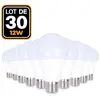 Ampoules LED E27 - EUROPALAMP - 12W - 6000K - Lot de 30 - Haute Luminosité