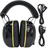GISTUCH Cache-oreilles de Protection Auditive de Sécurité, Casque électrique Rechargeable avec Réduction du Bruit, Bluetooth Antibruit Anti-bruit pour le