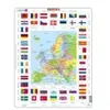 Larsen Puzzle Cadre - Europe (en Russe) KL1-RU