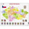 Larsen Puzzle Cadre - Carte de la République Tchèque (en Tchèque) K48-...