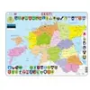 Larsen Puzzle Cadre - Carte de l'Estonie (en Estonien) K14-EE