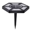 Ahlsen 1pc lumières solaires extérieures de jardin lumières au sol ext...