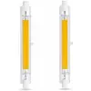 ENSOLEILLE Ampoule led R7S 118mm 10W Blanc Froid 6000K, 1000LM, Équivalent Lampe Halogène R7S J118 80W 100W, Dimmable, Ampoule R7S 118mm Slim cob led pour