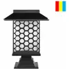 ENSOLEILLE Lampes solaires pour le jardin Lampes de jardin extérieures étanches pour la maison Lampes de pelouse pour villa Grille en nid d'abeille (lumières