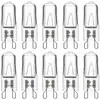 ROSEMARY Ampoule Halogene G9 28W 230V, 370LM 2700K Blanc Chaud Dimmable, G9 Ampoules Capsule, pour Lustres, Lampes de Paysage, Appliques Murales, Éclairage