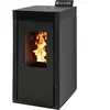 Interstoves Marina 8kW pelletkachel - Zwart