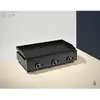 Plancha a Gaz Couleur Noire - 3 Brûleurs - Plaque Lisse 14 mm - 800 x ...