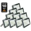 EUROPALAMP 10 Projecteurs led 20W ProLine Blanc chaud 3000K Haute Luminosité