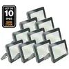 Projecteur LED - EUROPALAMP - 100W - 3000K - IP65 - Lot de 10 unités
