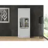 VENTE-UNIQUE Bibliothèque avec 2 portes et 3 niches - Blanc - EVAN