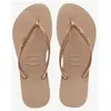 Havaianas Sandales Slimp Flip Flop Femme - Rose Gold, Rose Gold 41/42