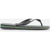 Havaianas Tongs Logo Brésil Homme - Black, Black 43/44