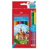 Faber-Castell 110312 Crayon de couleur, 15 pièces Multicolore