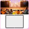Cocosity Rideau de projecteur 1PC Portable pliable non plisse Criffeur...