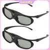 Cocosity Lunettes 3D DLP Link 144Hz 2 pièces
