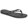 Havaianas Tongs Havaianas Slim Logo Metallic Noir - 39 - 40