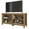 CAEMMUM Meuble TV 65 Pouces Maxi Chêne 4 Niches L 148 H 69.5 P 38.5 cm - L 148 x l 38.5 x H 69.5 cm
