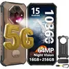 Smartphone Ulefone Armor X16 Pro Incassable 5G 10360mAh 64MP Écran 6.5...