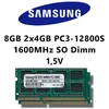 Samsung 8Go (2 x 4Go dual channel 1600MHz)-(pC3 12800S dDR3 sO-dimm pour ordinateur portable et notebook 1 mémoire rAM