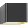 LCD - up & down applique murale led avec panne de lumière réglable 540...