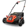Scarificateur Électrique Fuxtec Fx-ev320eco, Aérateur De Gazon 1300w, Largeur 32 Cm Et Profondeur -12 À +10 Mm, Bac 40L