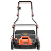 Scarificateur Électrique Fx-ev360 Fuxtec, 1500 W, Largeur 36 Cm, 5 Niveaux De Profondeur, Bac 45 L, Aérateur De Gazon
