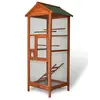 Cage à oiseaux en bois de haute qualité 72 x 63 x 168 cm éxterieur et ...
