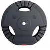 Disques d'haltères en plastique avec poignées 30/31 mm 15 KG Gorilla Sports