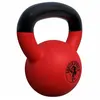 Gorilla Sports Kettlebell - Gietijzer - Vinyl - Gewicht - Rood - 12 kg