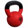 Gorilla Sports Kettlebell - Gietijzer - Vinyl - Gewicht - Rood - 16 kg