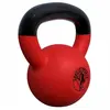 Gorilla Sports Kettlebell - Gietijzer - Vinyl - Gewicht - Rood - 24 kg