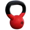 Gorilla Sports Kettlebell - Gietijzer - Vinyl - Gewicht - Rood - 4 kg